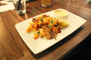 Make sure to try the calamari if you venture over to Ling & Louie's Asian Bar and Grill. Photo by Atticus Kleen'17.