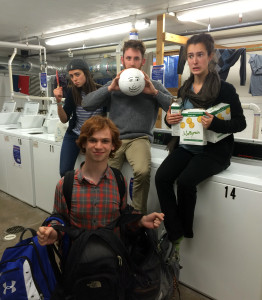 The Cookie Crew gathers for the column’s last photo of the year. Photo by Eliza Ramsey ’17.
