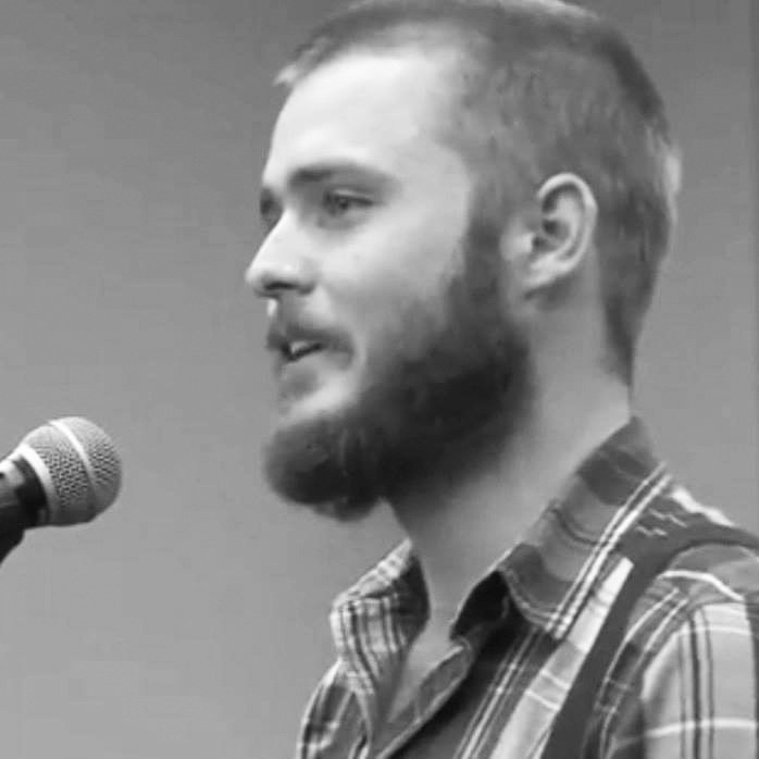 Hilborn performs “OCD” at the Rust Belt Regional Poetry Slam in June.