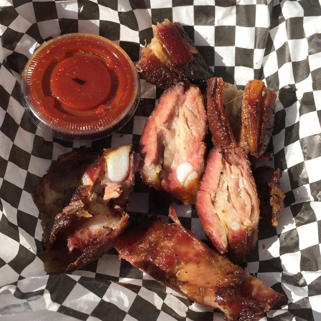The scrumptious rib tips from Big Daddy’s were absolutely divine. Photo by Ben Schwed ’15.