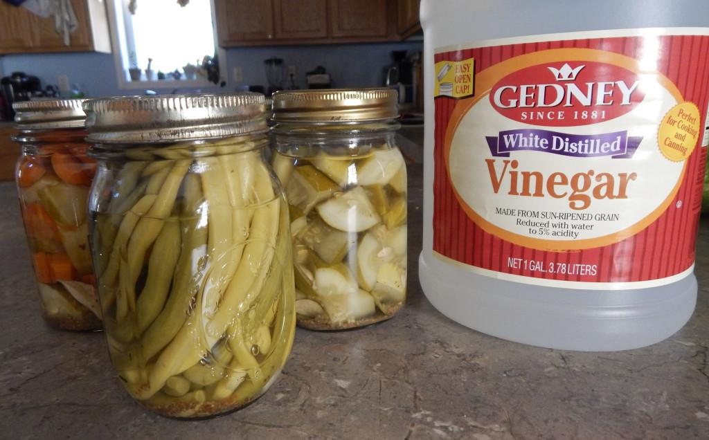 After preparing, these ingredients become pickled green beans. Photo by Joanne Johnson ’16.