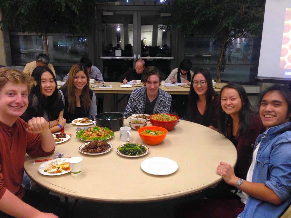 The winning team of the Iron Chef tournament. *Photo by Soobin Choi ’18.*