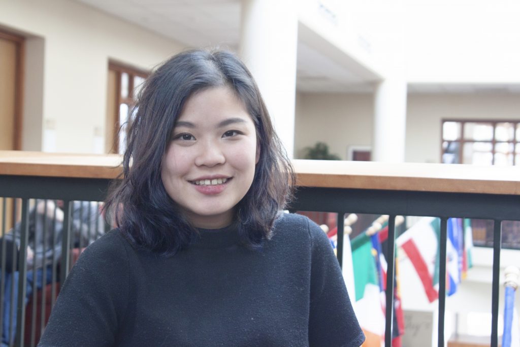 Annie Sumpunkulapak ’19, who created Home magazine. Photo by Summer Xu ’20.