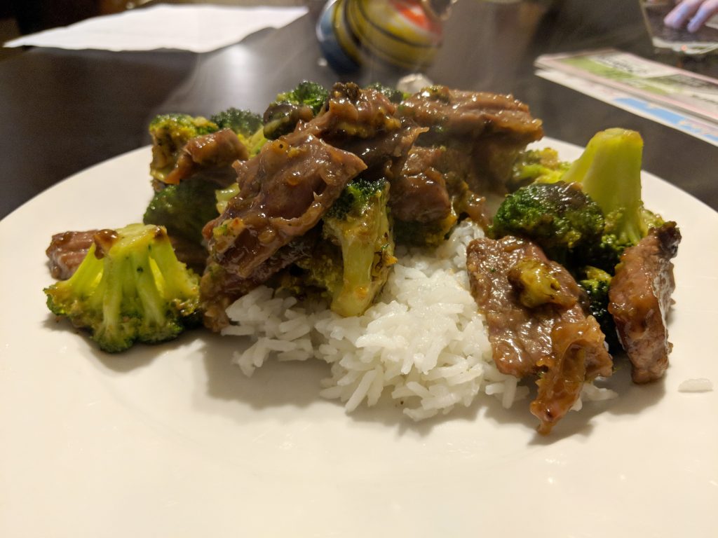 Beef and broccoli that can be made under an hour. Photo by Henry Nieberg ’19.