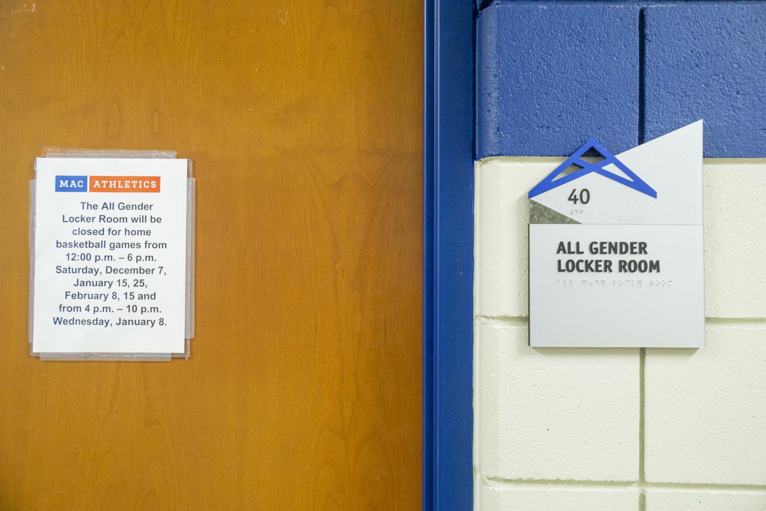 Gender-neutral locker rooms fill need in Leonard Center photo photo