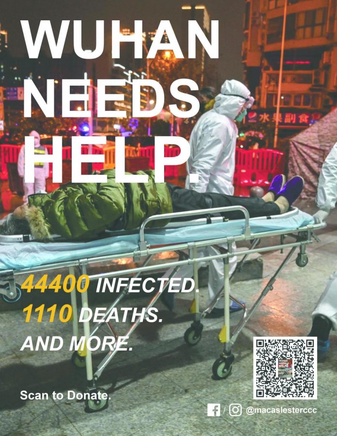 Medical+staff+members+wearing+protective+clothing+to+help+stop+the+spread+of+a+deadly+virus+that+began+in+the+city%2C+arrive+with+a+patient+at+the+Wuhan+Red+Cross+Hospital+in+Wuhan+on+January+25%2C2020.+%28Photo+by+Hector+Retamal%2F+AFP%29
