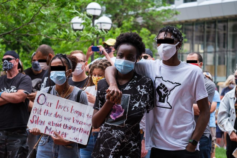 As the national conversation turned to other cities, protesters marched through Minneapolis again on Saturday, June 13, 2020, demanding justice for George Floyd and other victims of police violence. Photos by Kori Suzuki '21.