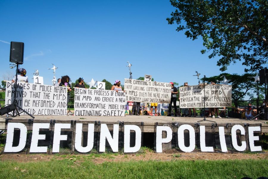 People poured into Powderhorn Park to meet with city councilors face-to-face about the reformation of the MPD in June 2020. Photo by Kori Suzuki '21.