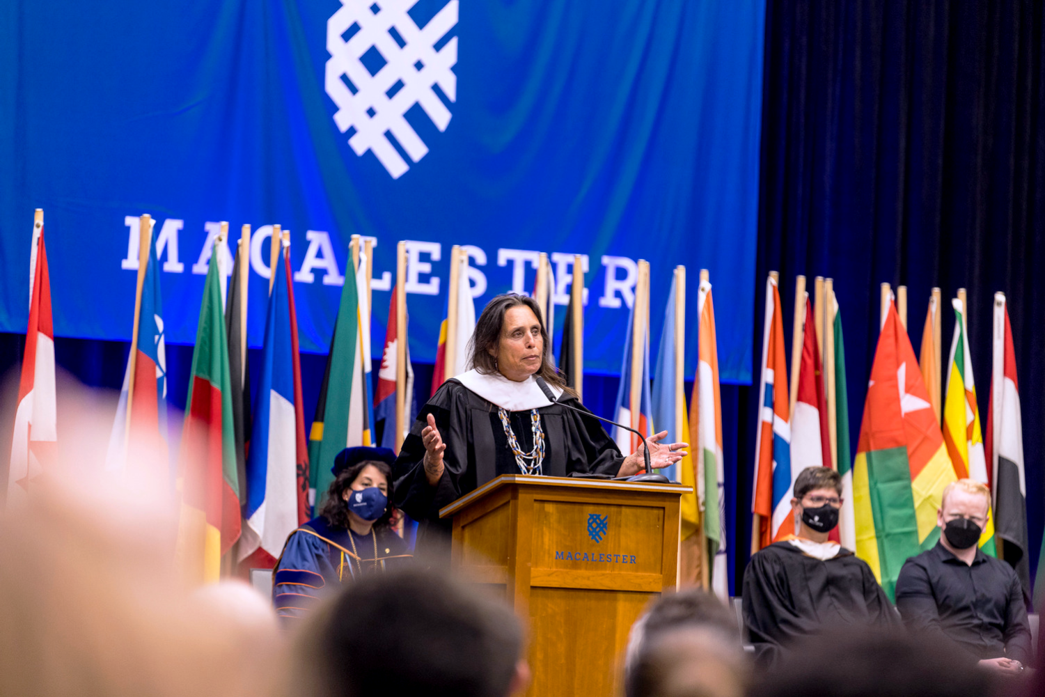 Winona LaDuke talks pandemics and pathways at First Thursday - The Mac