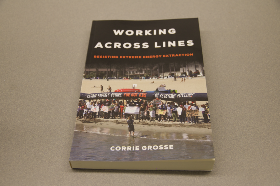 Corrie Grosse’s book. Photo by Jonah Wexler ’23