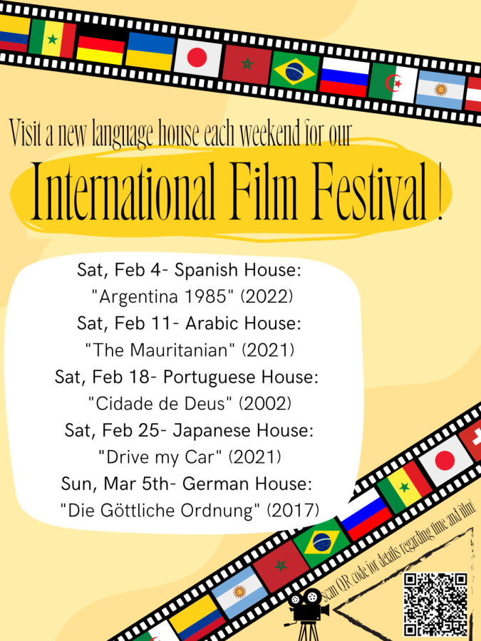 Around the World: Language Houses Build Community with Film Fest