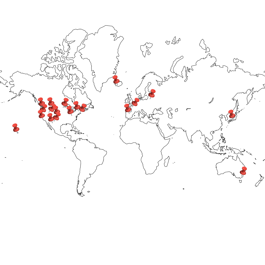 Map+of+students+listening+locations+in+2023.+Graphic+by+Abby+Bulger+24.