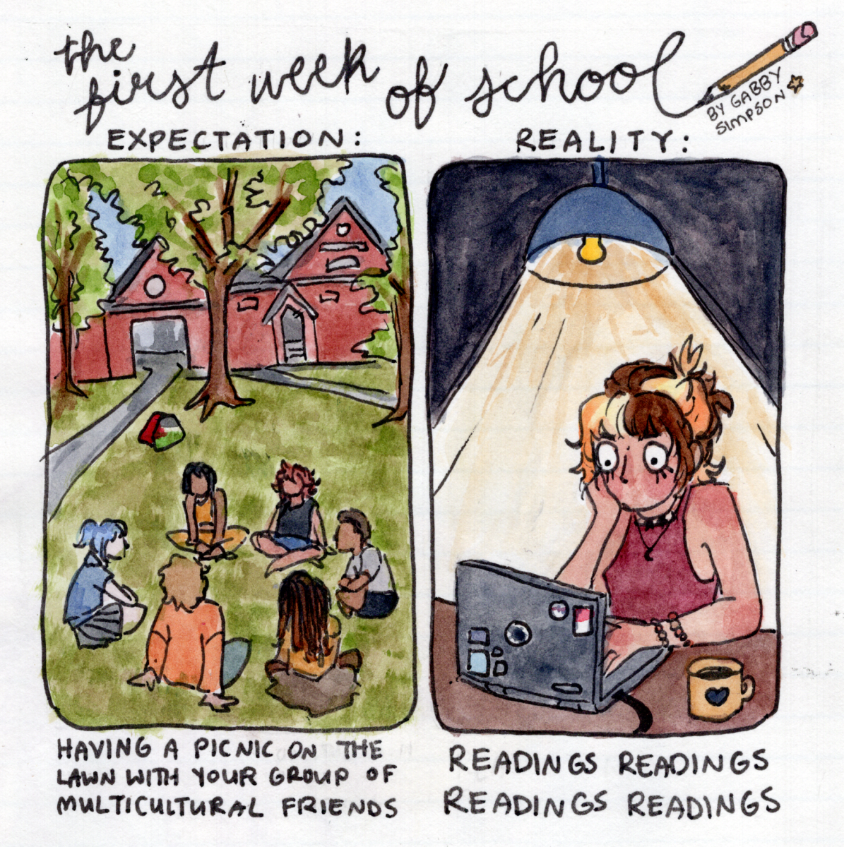 [Comic] The first week of school