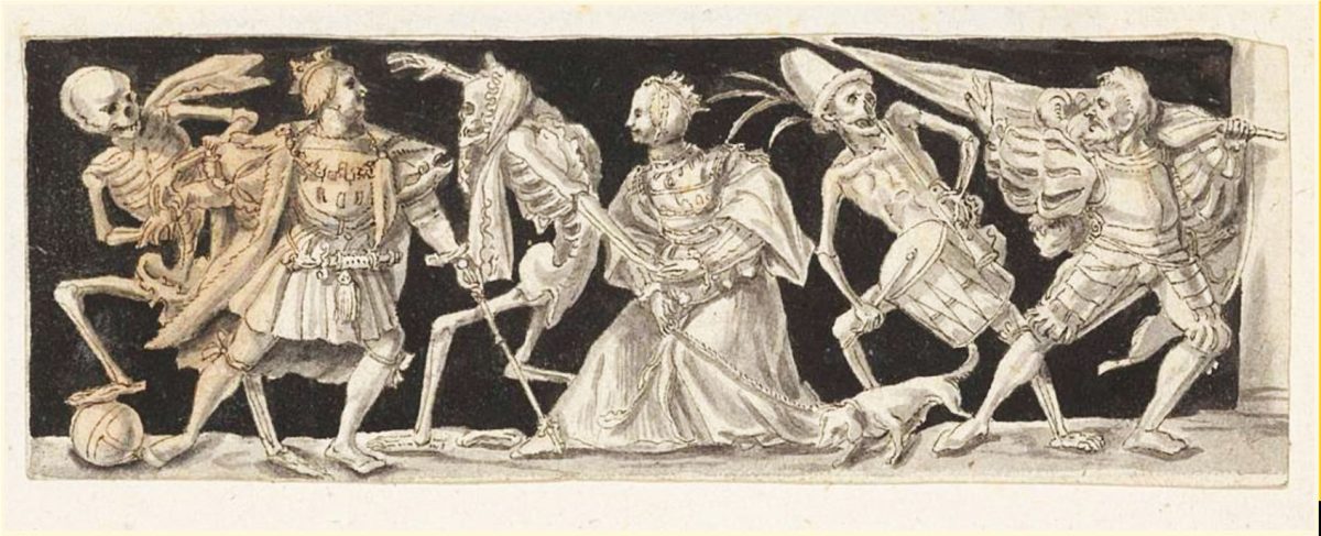 'Dance of Death' by Hans Holbein, 1523