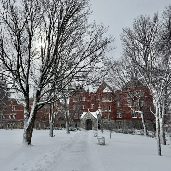 Students capture the semester’s first big snow