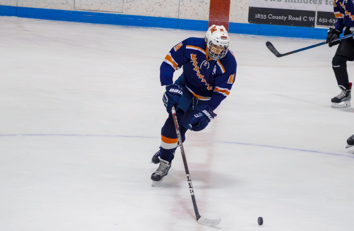 photo courtesy of
Macalester Club Hockey.