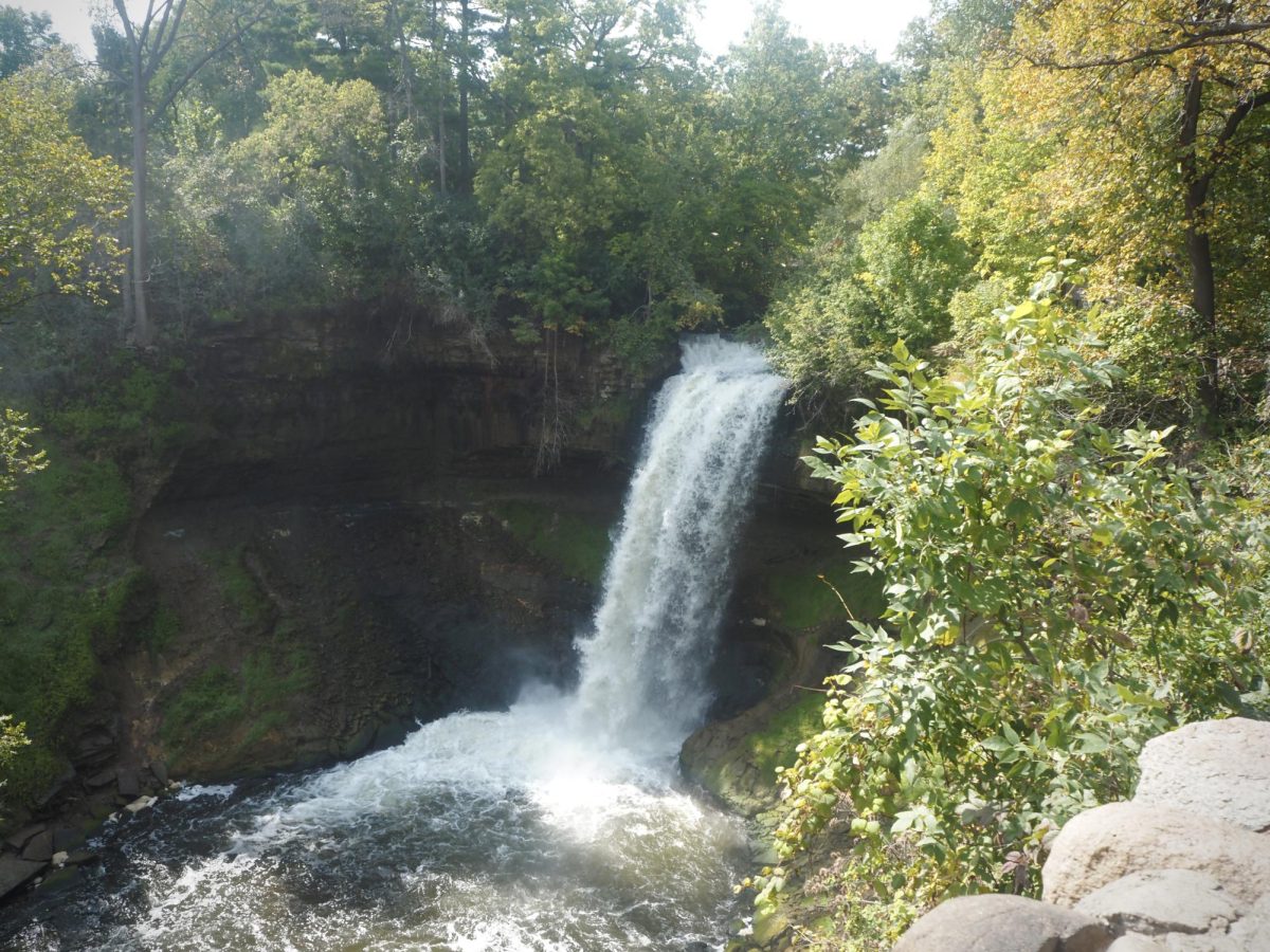 Last snippets of summer at Minnehaha Falls