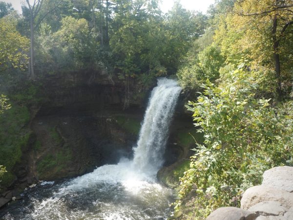 Last snippets of summer at Minnehaha Falls