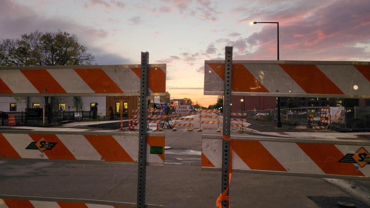 Construction road closures