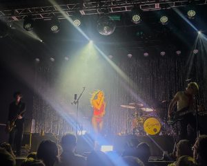 Wolf Alice on stage.